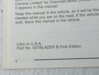 2005 Chevrolet Trailblazer Ext Owners Manual Book Guide P/N:05TBLAZER B OEM Used Auto Parts - Oemusedautoparts1.com