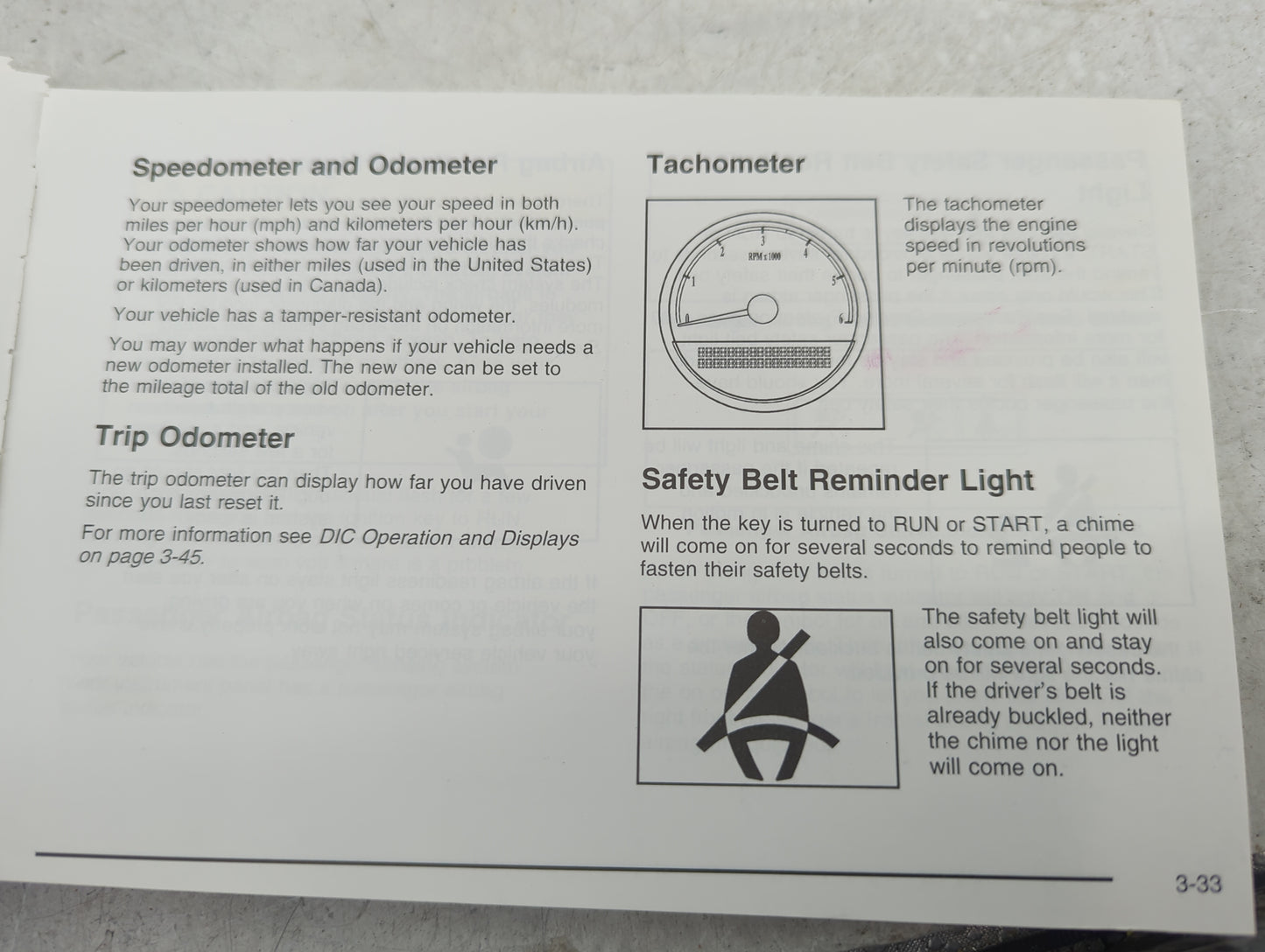 2005 Chevrolet Uplander Owners Manual Book Guide OEM Used Auto Parts - Oemusedautoparts1.com