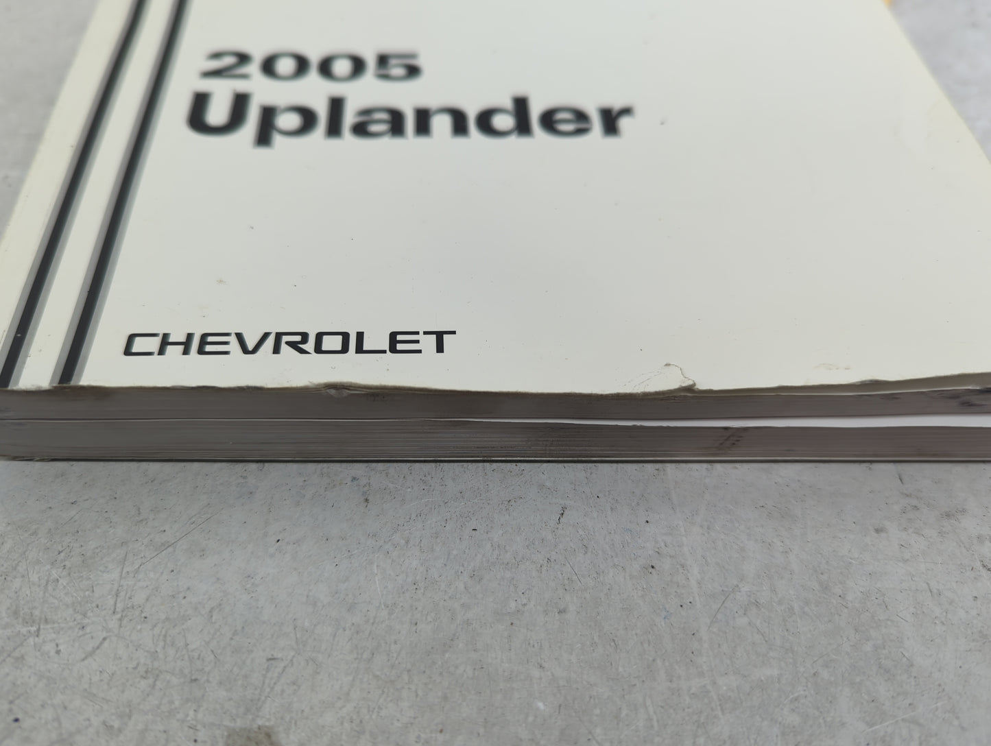 2005 Chevrolet Uplander Owners Manual Book Guide OEM Used Auto Parts - Oemusedautoparts1.com