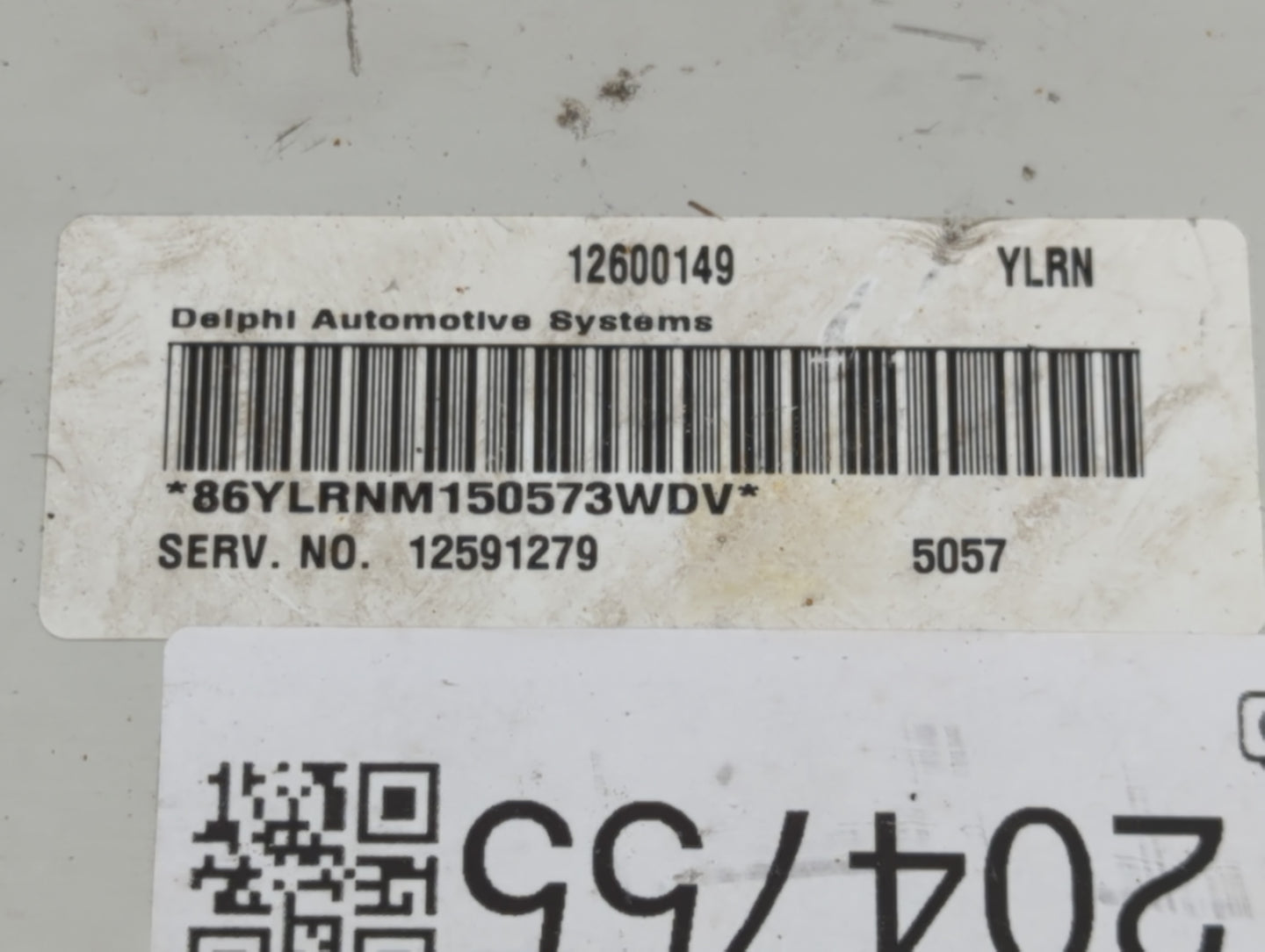 2005 Chevrolet Uplander PCM Engine Control Computer ECU ECM PCU OEM P/N:12600149 Fits Fits 2006 OEM Used Auto Parts - Oemuse