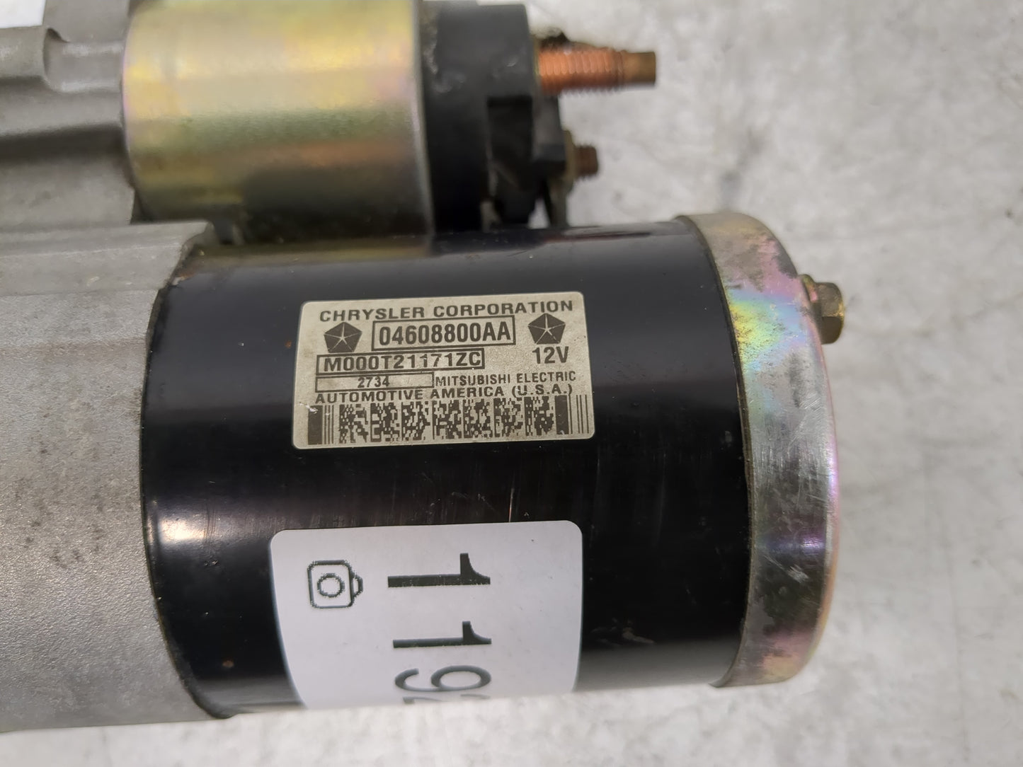 2005-2006 Chrysler 300 Car Starter Motor Solenoid OEM P/N:04608800AD Fits Fits 2005 2006 OEM Used Auto Parts - Oemusedautopa
