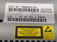 2005-2007 Chrysler 300 Radio AM FM Cd Player Receiver Replacement P/N:P05064071AC Fits Fits 2005 2006 2007 2008 2009 OEM Use