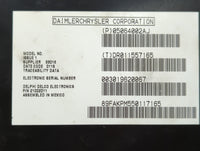 2005-2006 Chrysler 300 Radio AM FM Cd Player Receiver Replacement P/N:05064002AJ Fits Fits 2005 2006 2007 2008 OEM Used Auto
