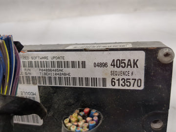 2005 Chrysler 300c PCM Engine Control Computer ECU ECM PCU OEM P/N:P04896405AK Fits OEM Used Auto Parts