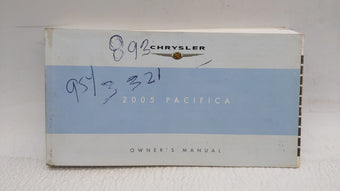 compare product 2005 Chrysler Pacifica Owners Manual Book Guide OEM Used Auto Parts