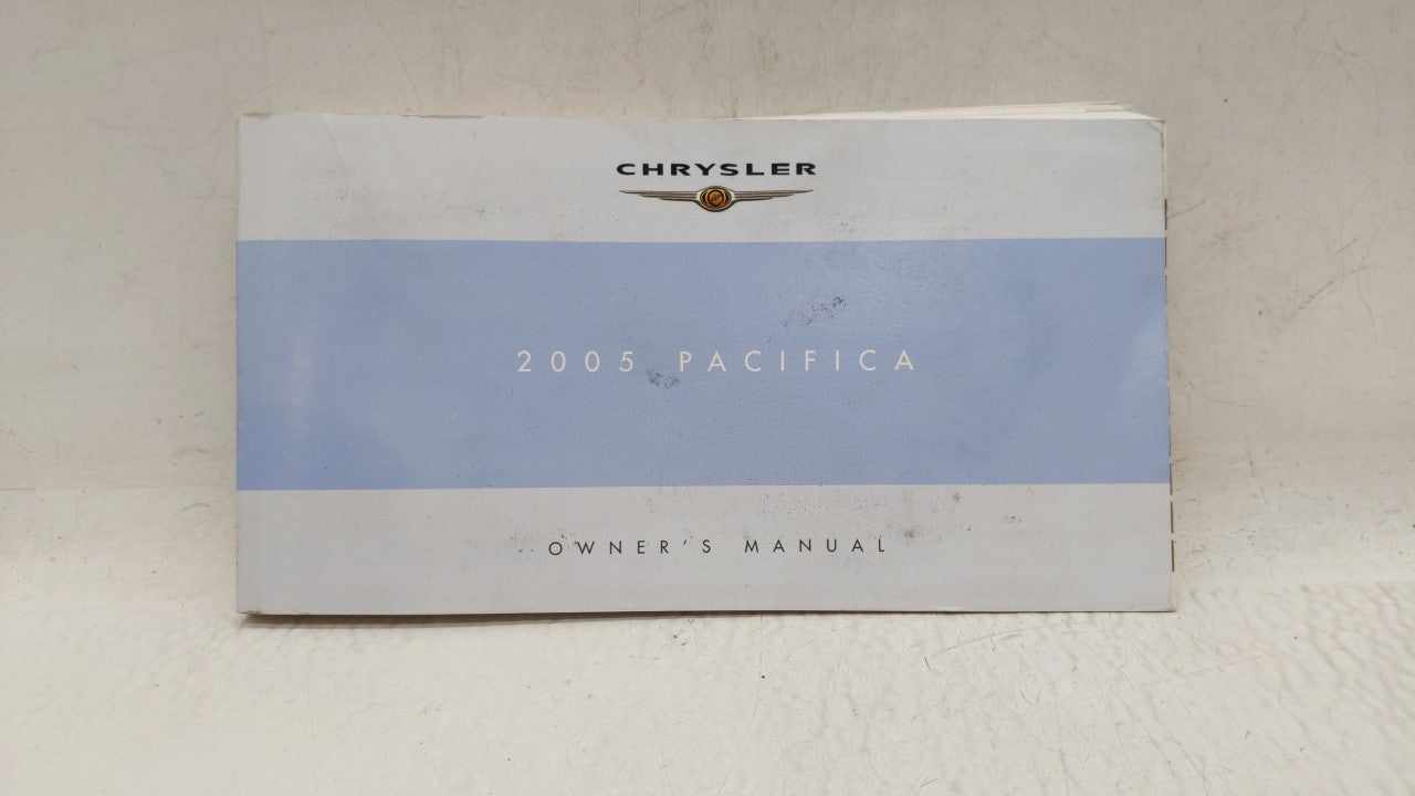 2005 Chrysler Pacifica Owners Manual Book Guide OEM Used Auto Parts - Oemusedautoparts1.com