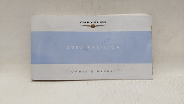 2005 Chrysler Pacifica Owners Manual Book Guide OEM Used Auto Parts - Oemusedautoparts1.com