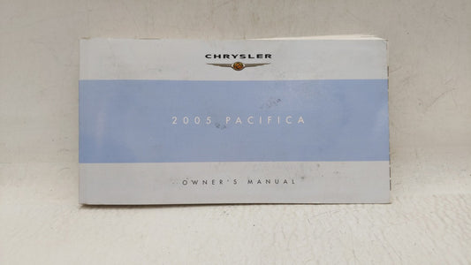 2005 Chrysler Pacifica Owners Manual Book Guide OEM Used Auto Parts - Oemusedautoparts1.com