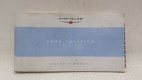 2005 Chrysler Pacifica Owners Manual Book Guide OEM Used Auto Parts - Oemusedautoparts1.com