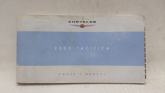 2005 Chrysler Pacifica Owners Manual Book Guide OEM Used Auto Parts - Oemusedautoparts1.com