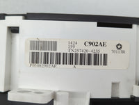 2005 Chrysler Pacifica Instrument Cluster Speedometer Gauges P/N:P05082902AF P05082902AE Fits OEM Used Auto Parts - Oemuseda