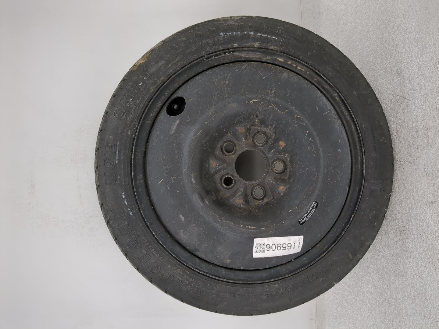 2001-2010 Chrysler Pt Cruiser Spare Donut Tire Wheel Rim Oem - Oemusedautoparts1.com