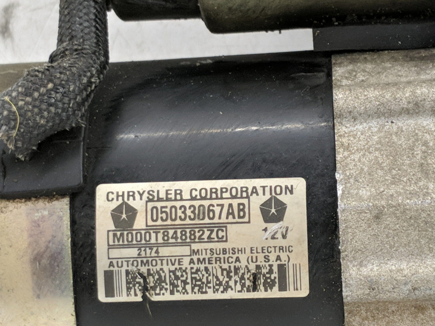 2003-2010 Chrysler Pt Cruiser Car Starter Motor Solenoid OEM P/N:05033067AB Fits Fits 2003 2004 2005 2006 2007 2008 2009 201