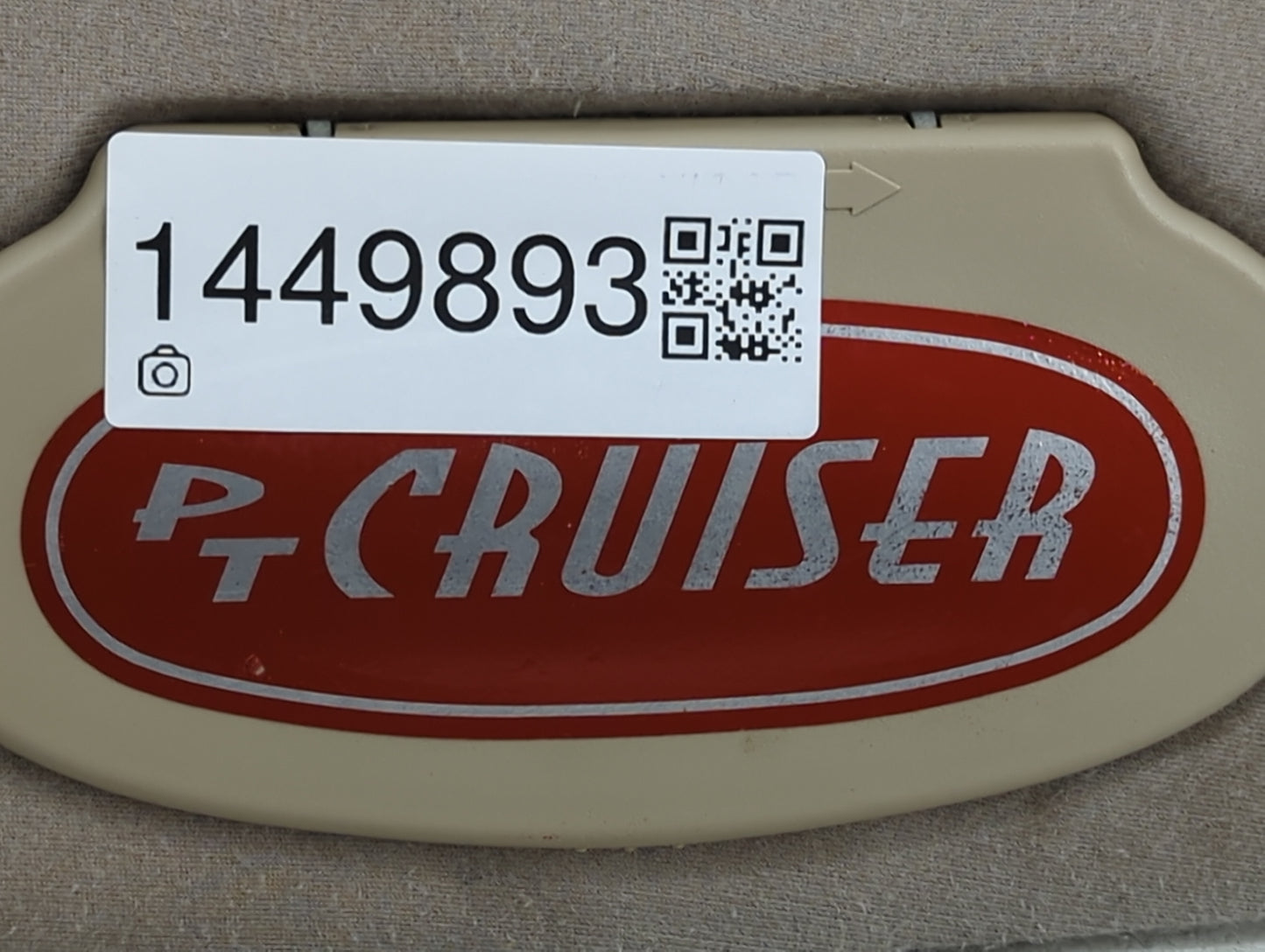 2003-2005 Chrysler Pt Cruiser Sun Visor Shade Replacement Passenger Right Mirror Fits Fits 2003 2004 2005 OEM Used Auto Part