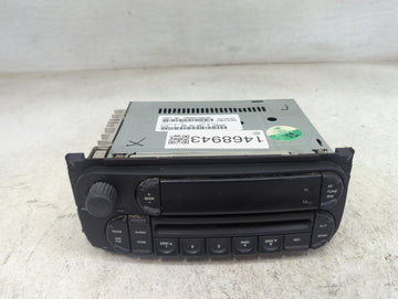2002-2005 Chrysler Pt Cruiser Radio AM FM Cd Player Receiver Replacement P/N:P05091506AE Fits OEM Used Auto Parts - Oemuseda