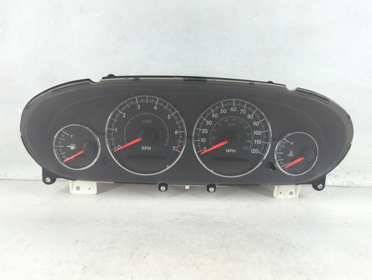2005 Chrysler Sebring Instrument Cluster Speedometer Gauges P/N:P04602472AB Fits OEM Used Auto Parts - Oemusedautoparts1.com
