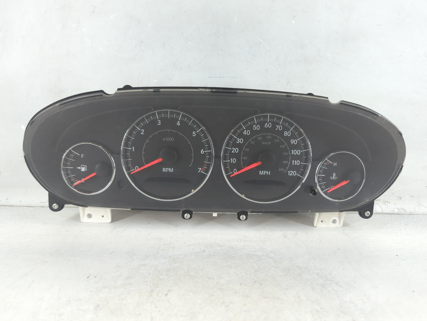 2005 Chrysler Sebring Instrument Cluster Speedometer Gauges P/N:P04602472AB Miles: Fits OEM Used Auto Parts - Oemusedautopar