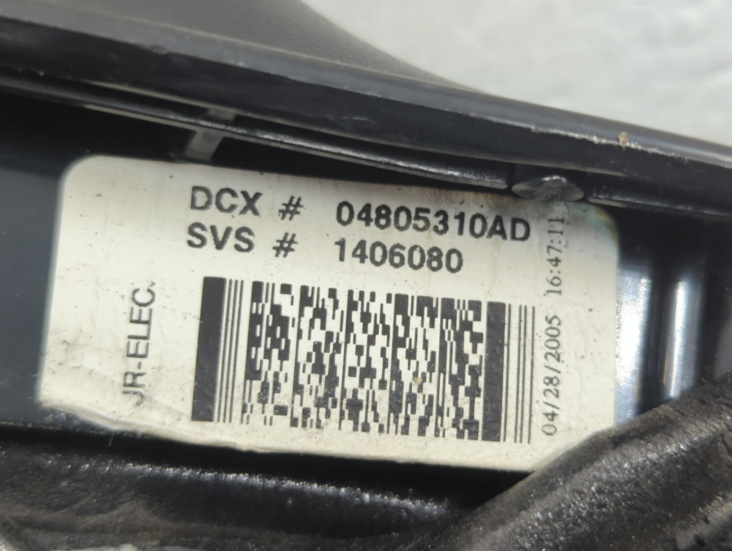 2001-2006 Chrysler Sebring Passenger Side View Mirror - Right Door Mirror OEM Used - Oemusedautoparts1.com