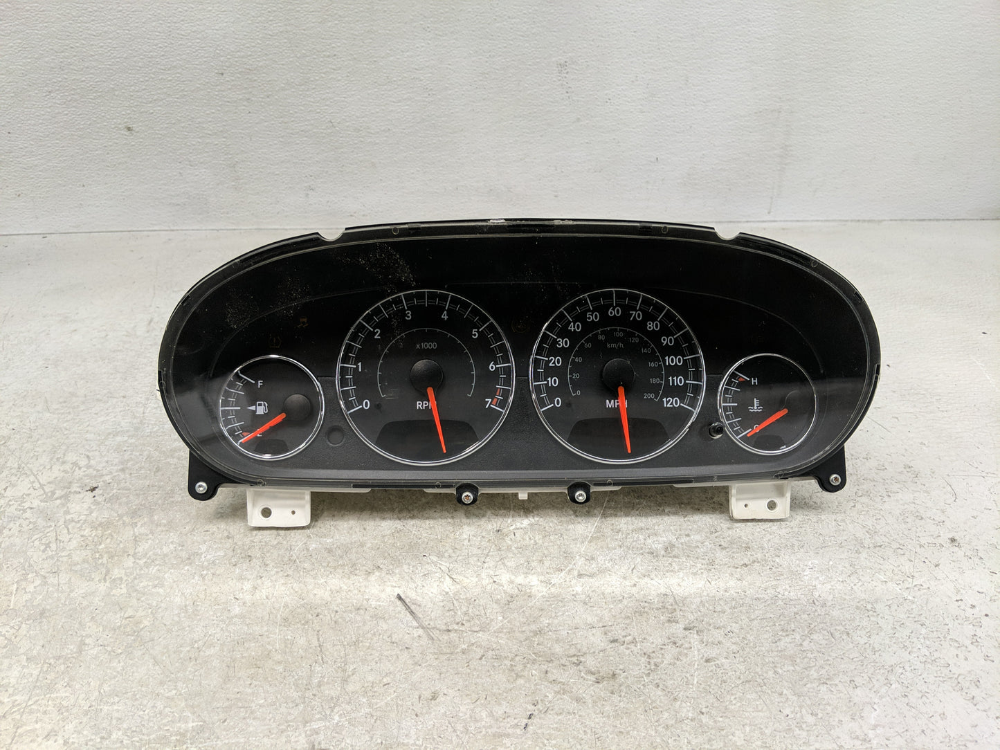 2004-2006 Chrysler Sebring Instrument Cluster Speedometer Gauges P/N:P04602472AA 05015495AA, P04602472AB Fits Fits 2004 2005