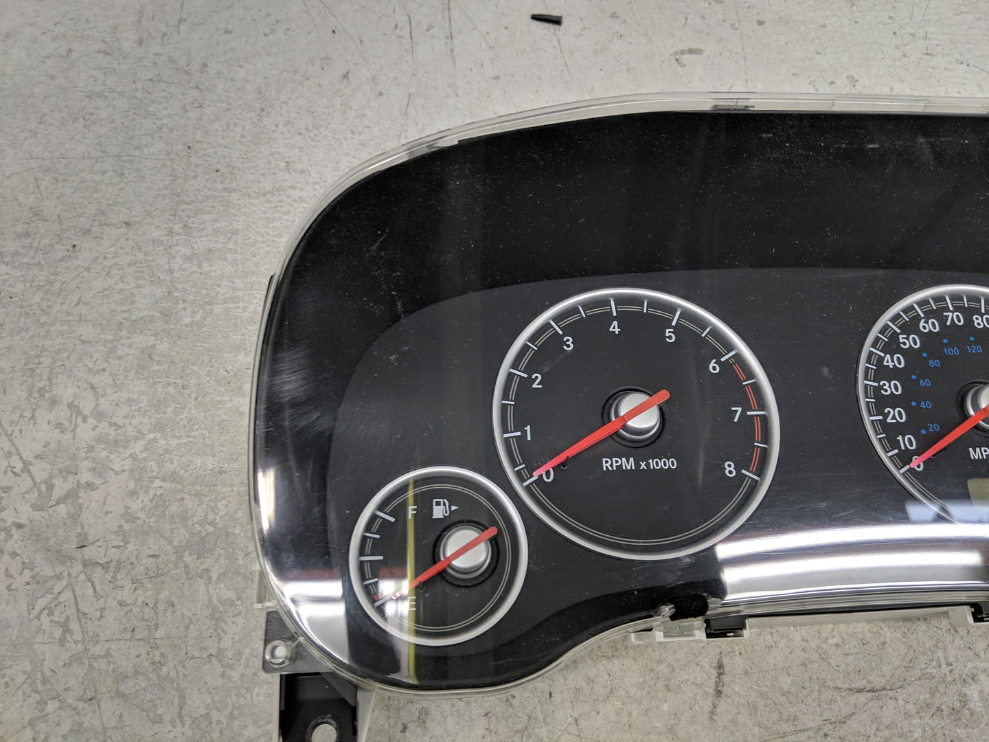 2005 Chrysler Sebring Instrument Cluster Speedometer Gauges P/N:8100A015 Fits OEM Used Auto Parts - Oemusedautoparts1.com