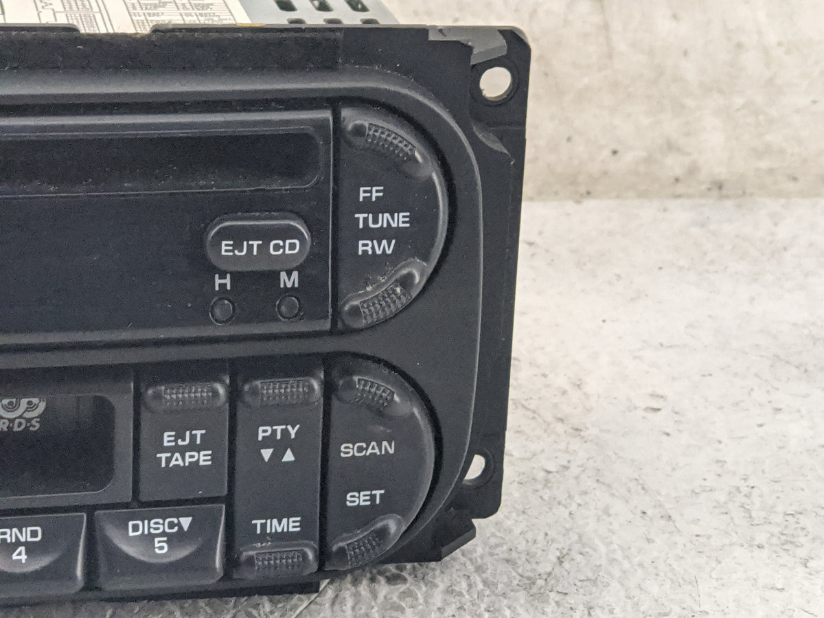 2005 Chrysler Town and Country Radio AM FM Cd Player Receiver Replacement P/N:P05064042AB Fits Fits 2002 2003 2004 2006 2007