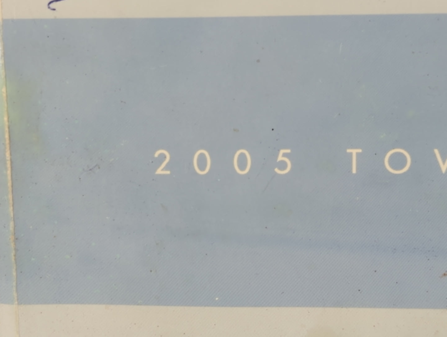 2005 Chrysler Town & Country Owners Manual Book Guide P/N:81-026-0516 OEM Used Auto Parts - Oemusedautoparts1.com
