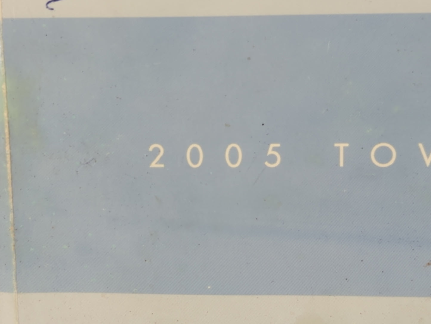 2005 Chrysler Town & Country Owners Manual Book Guide P/N:81-026-0516 OEM Used Auto Parts - Oemusedautoparts1.com