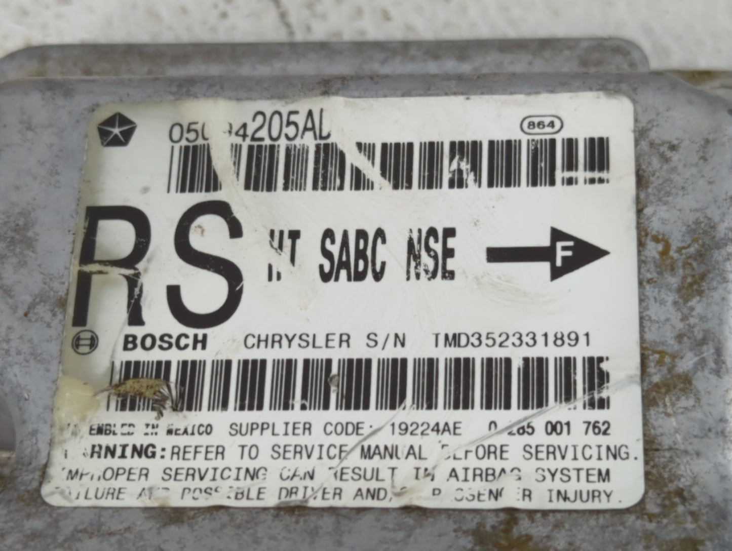2005-2007 Dodge Caravan Chassis Control Module Ccm Bcm Body Control - Oemusedautoparts1.com