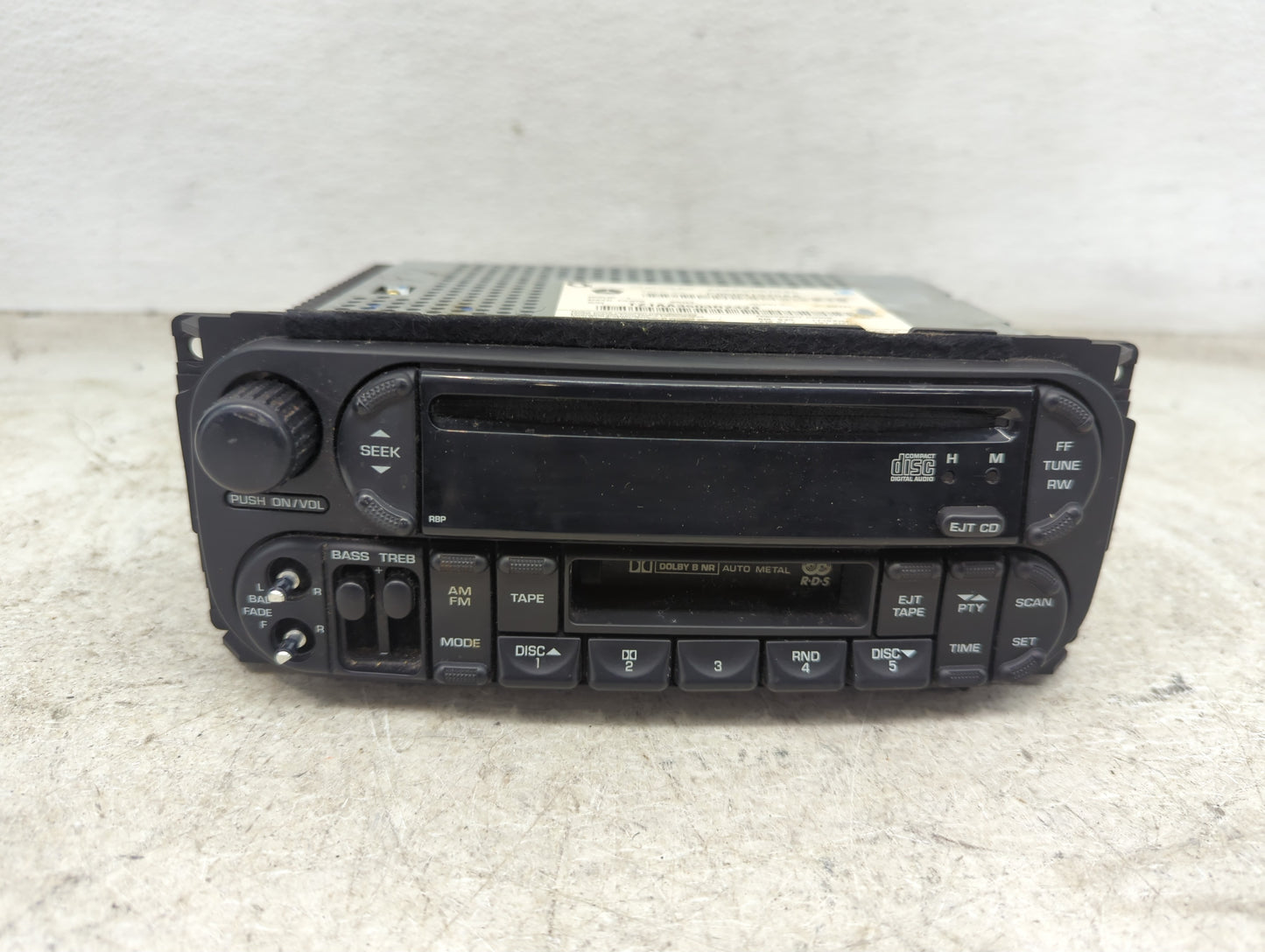 2003-2007 Dodge Caravan Radio AM FM Cd Player Receiver Replacement P/N:P05091525AA Fits Fits 2002 2003 2004 2005 2006 2007 O