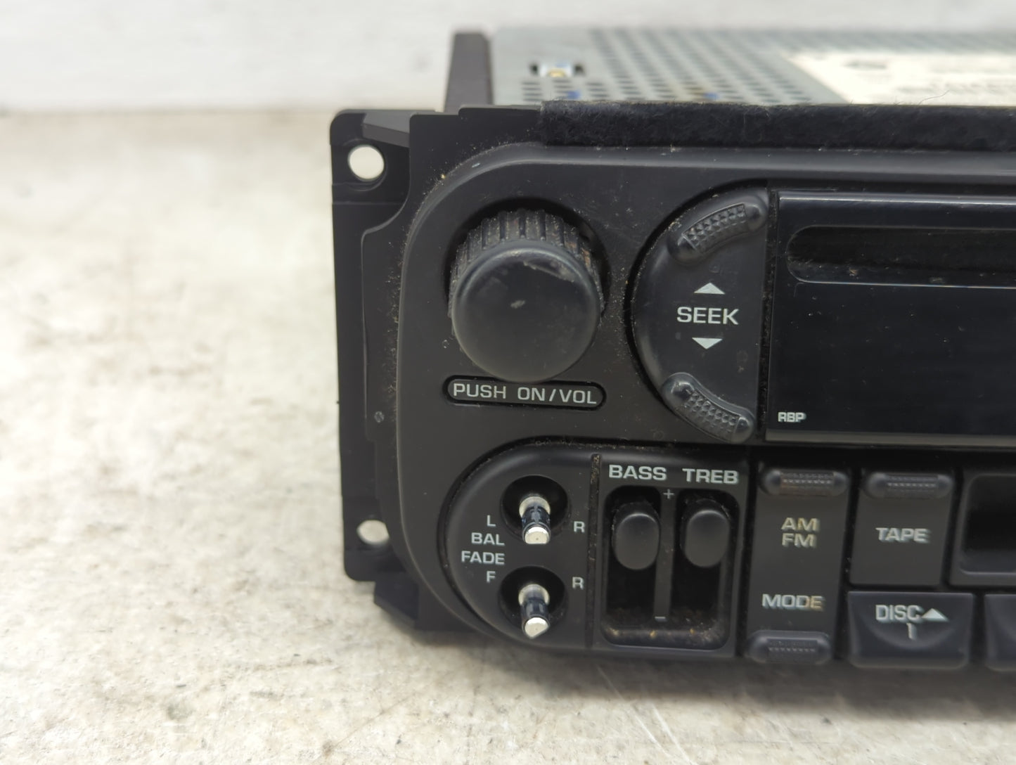 2003-2007 Dodge Caravan Radio AM FM Cd Player Receiver Replacement P/N:P05091525AA Fits Fits 2002 2003 2004 2005 2006 2007 O
