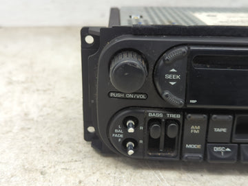 2003-2007 Dodge Caravan Radio AM FM Cd Player Receiver Replacement P/N:P05091525AA Fits Fits 2002 2003 2004 2005 2006 2007 OEM Used Auto Parts