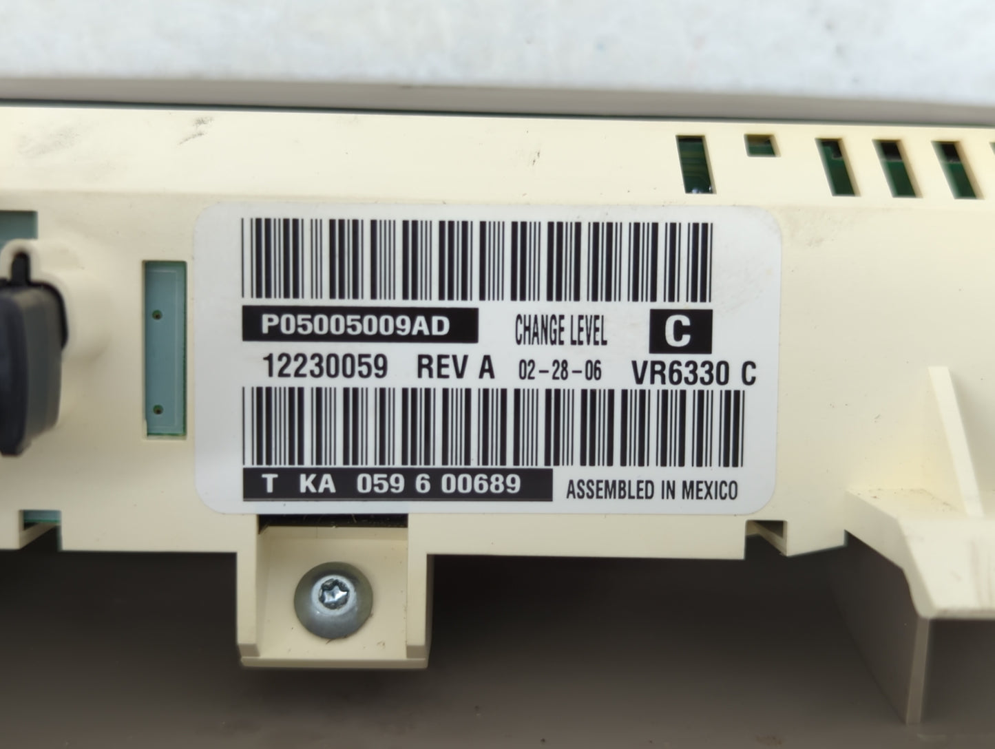 2001-2007 Dodge Caravan Climate Control Module Temperature AC/Heater Replacement P/N:P05005009AD Fits OEM Used Auto Parts - 