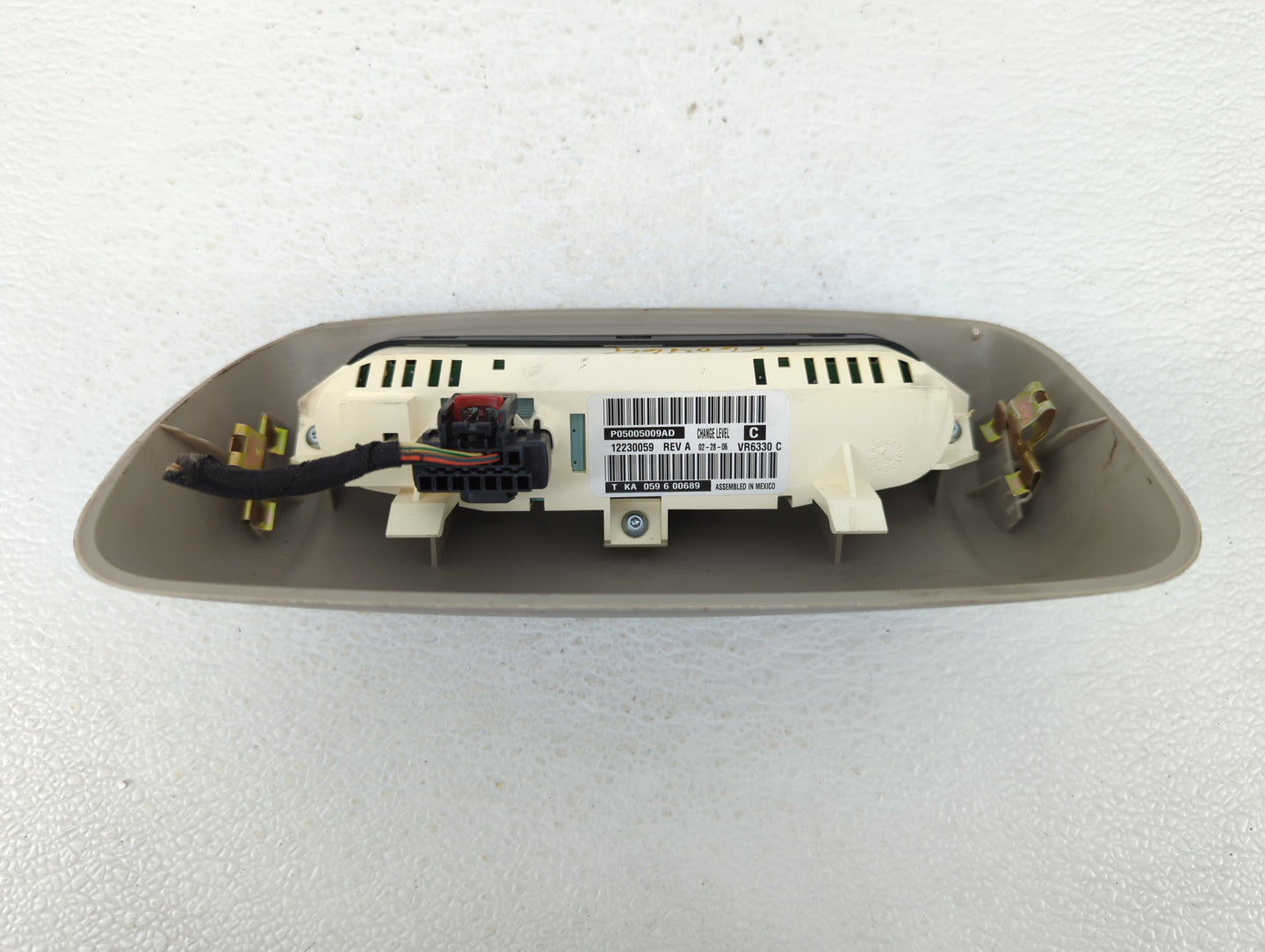 2001-2007 Dodge Caravan Climate Control Module Temperature AC/Heater Replacement P/N:P05005009AD Fits OEM Used Auto Parts - 