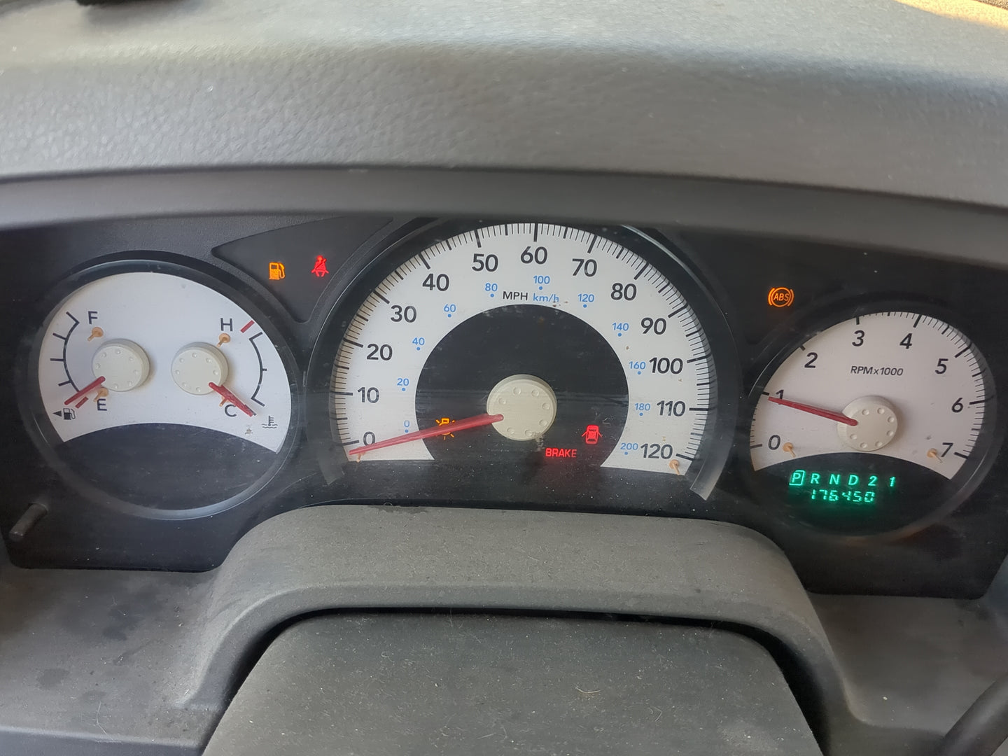 2005 Dodge Dakota Instrument Cluster Speedometer Gauges Fits OEM Used Auto Parts - Oemusedautoparts1.com