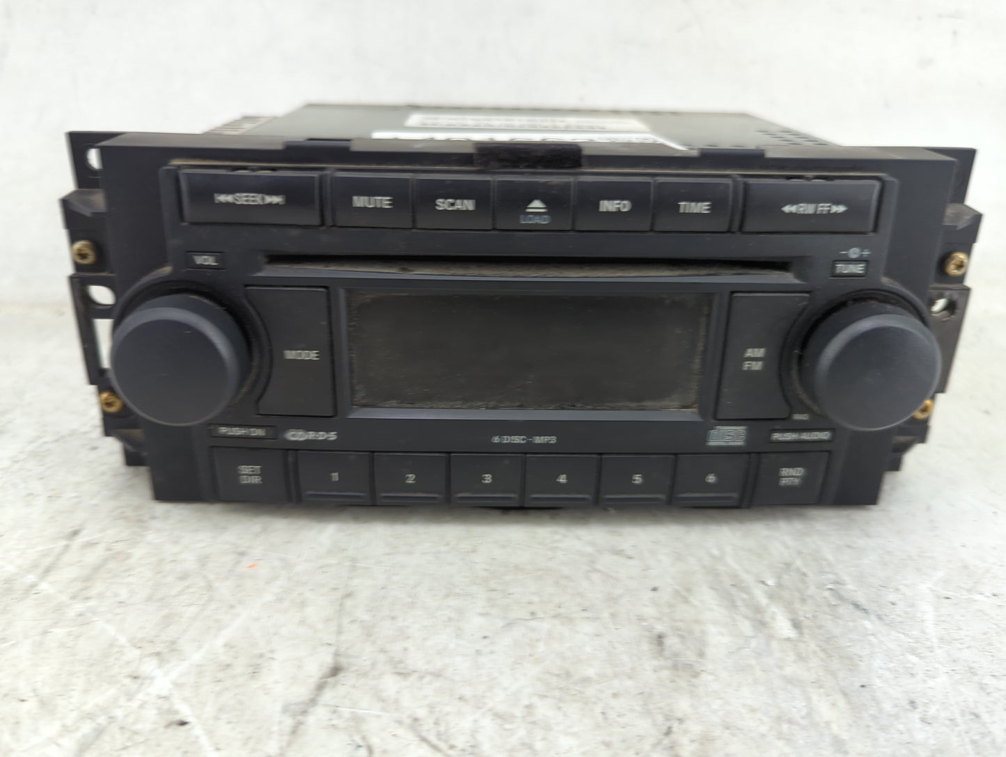 2005-2007 Dodge Dakota Radio AM FM Cd Player Receiver Replacement P/N:P05091720AD Fits Fits 2004 2005 2006 2007 2008 2009 20