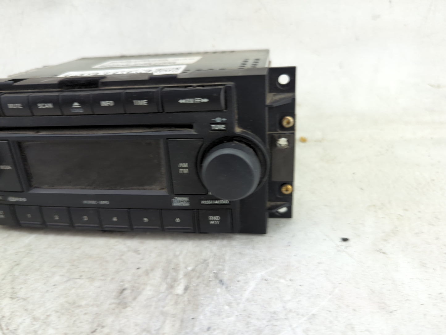 2005-2007 Dodge Dakota Radio AM FM Cd Player Receiver Replacement P/N:P05091720AD Fits Fits 2004 2005 2006 2007 2008 2009 20