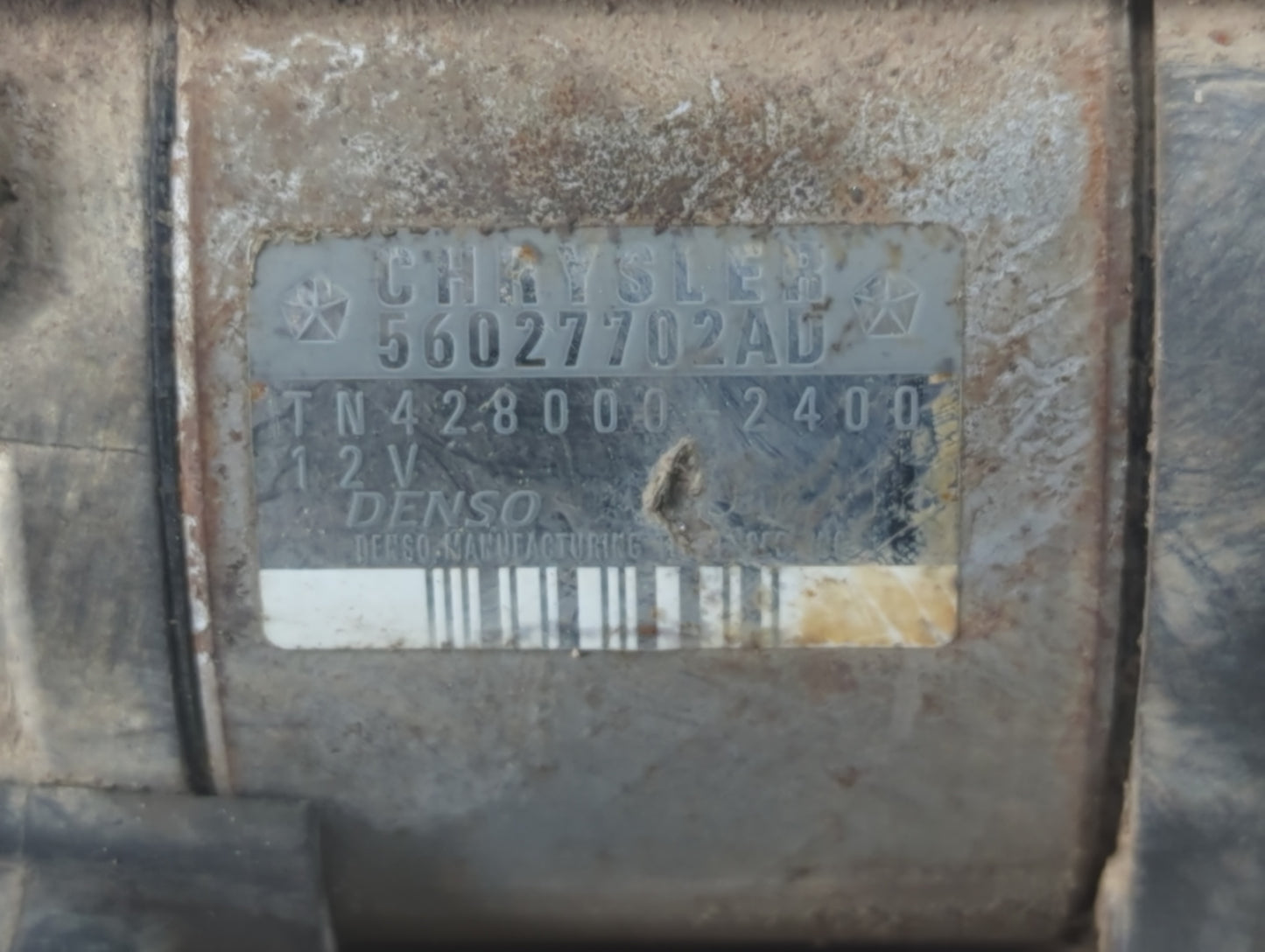 2004-2009 Dodge Dakota Car Starter Motor Solenoid OEM P/N:56027702AD Fits Fits 2004 2005 2006 2007 2008 2009 OEM Used Auto P