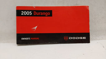 compare product 2005 Dodge Durango Owners Manual Book Guide OEM Used Auto Parts