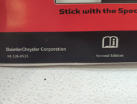 2005 Dodge Durango Owners Manual Book Guide OEM Used Auto Parts - Oemusedautoparts1.com
