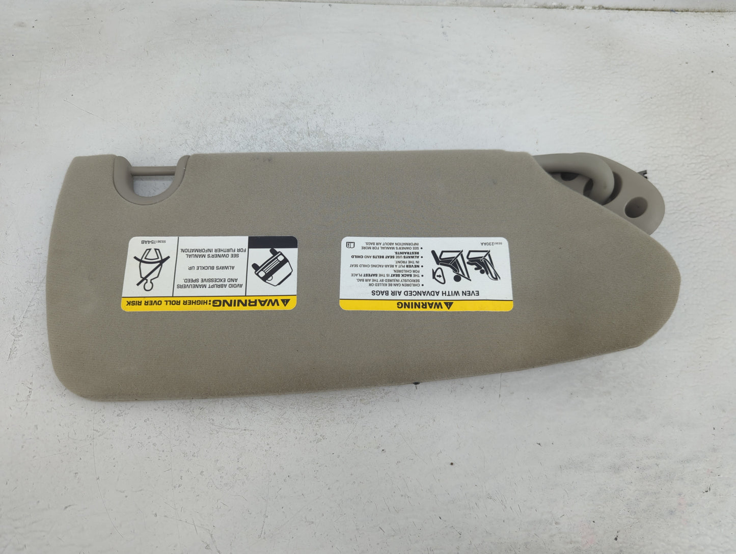 2004-2005 Dodge Durango Sun Visor Shade Replacement Driver Left Mirror Fits Fits 2004 2005 OEM Used Auto Parts - Oemusedauto