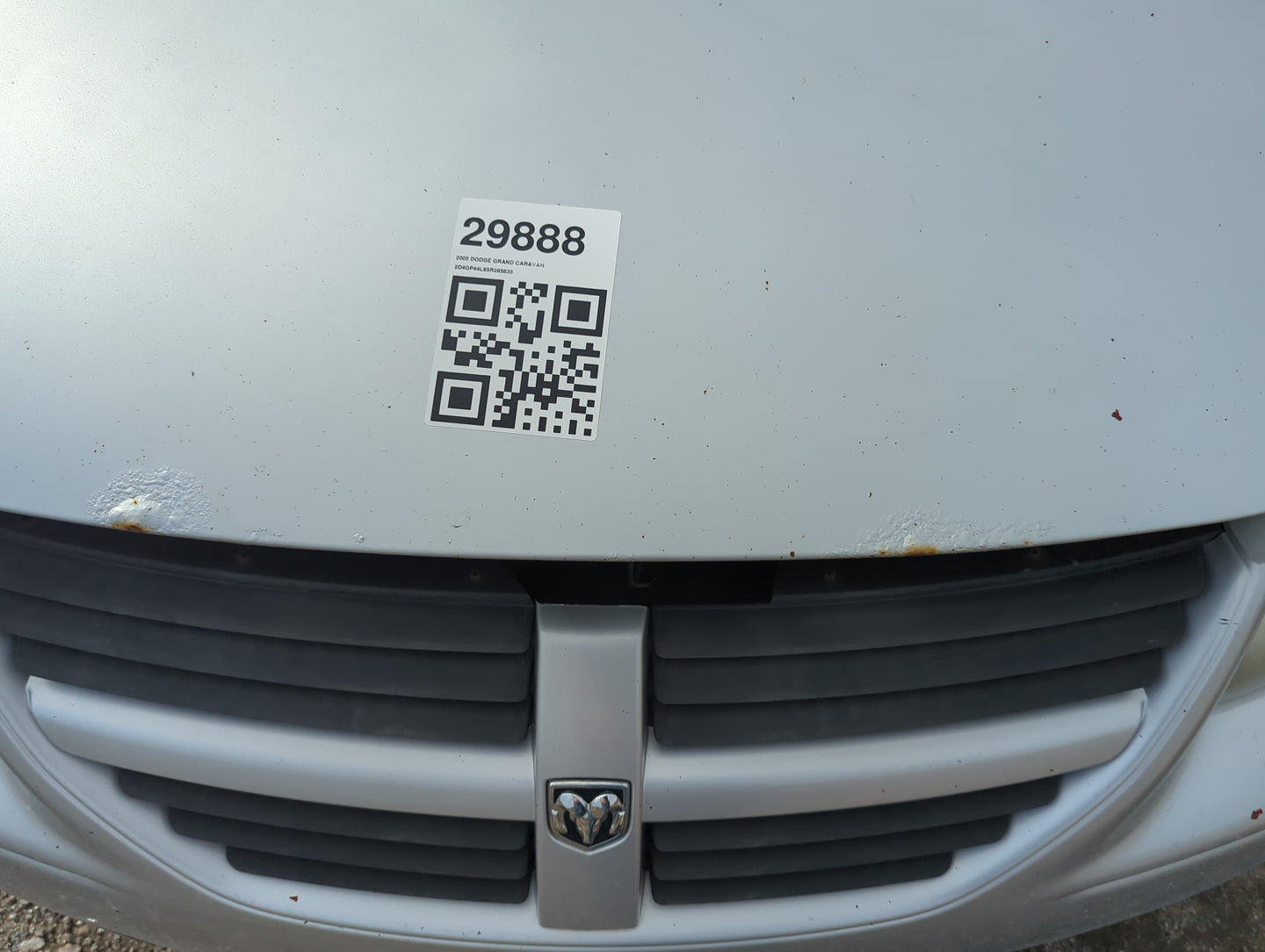 Dodge Grand Caravan Hood Oem - Oemusedautoparts1.com