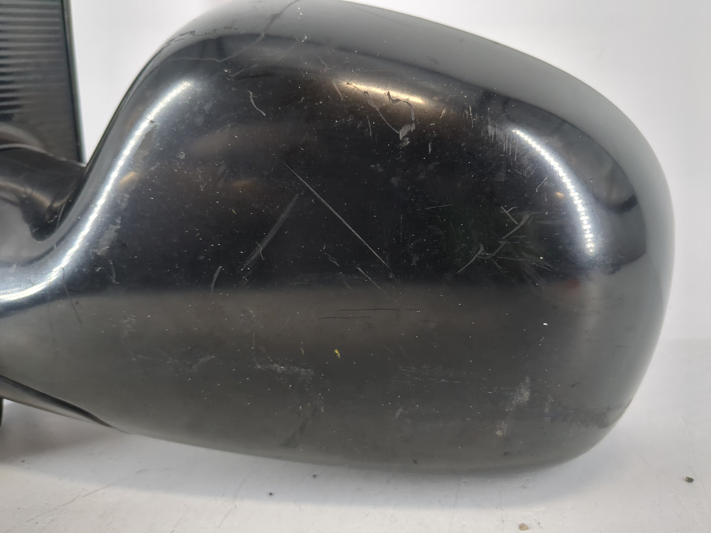 Dodge Grand Caravan Driver Left Side View Manual Door Mirror Black - Oemusedautoparts1.com