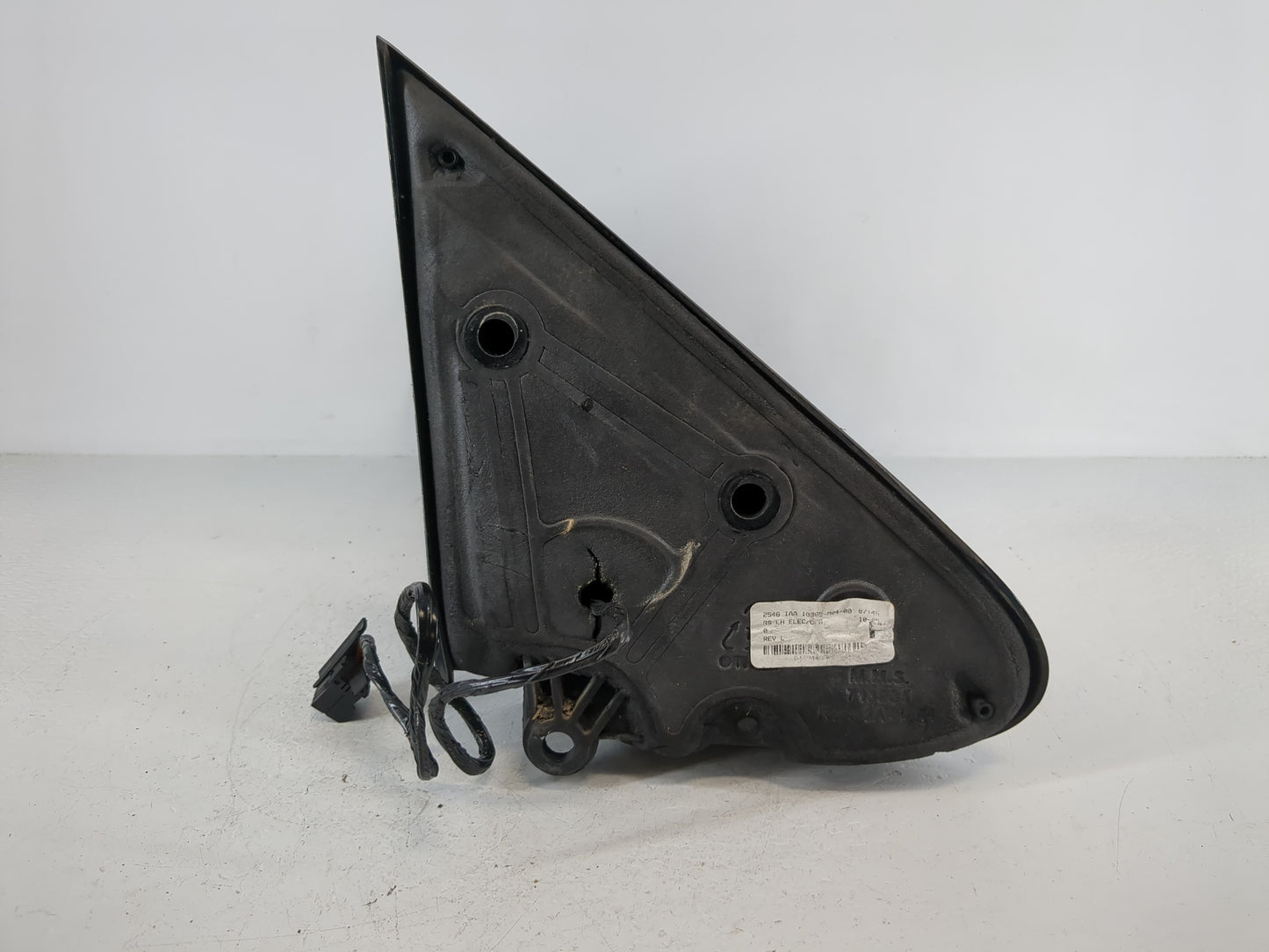 Dodge Grand Caravan Driver Left Side View Manual Door Mirror Black - Oemusedautoparts1.com