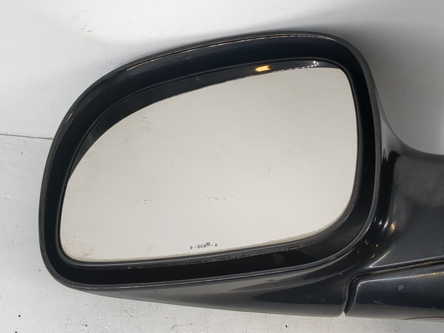 Dodge Grand Caravan Driver Left Side View Manual Door Mirror Black - Oemusedautoparts1.com