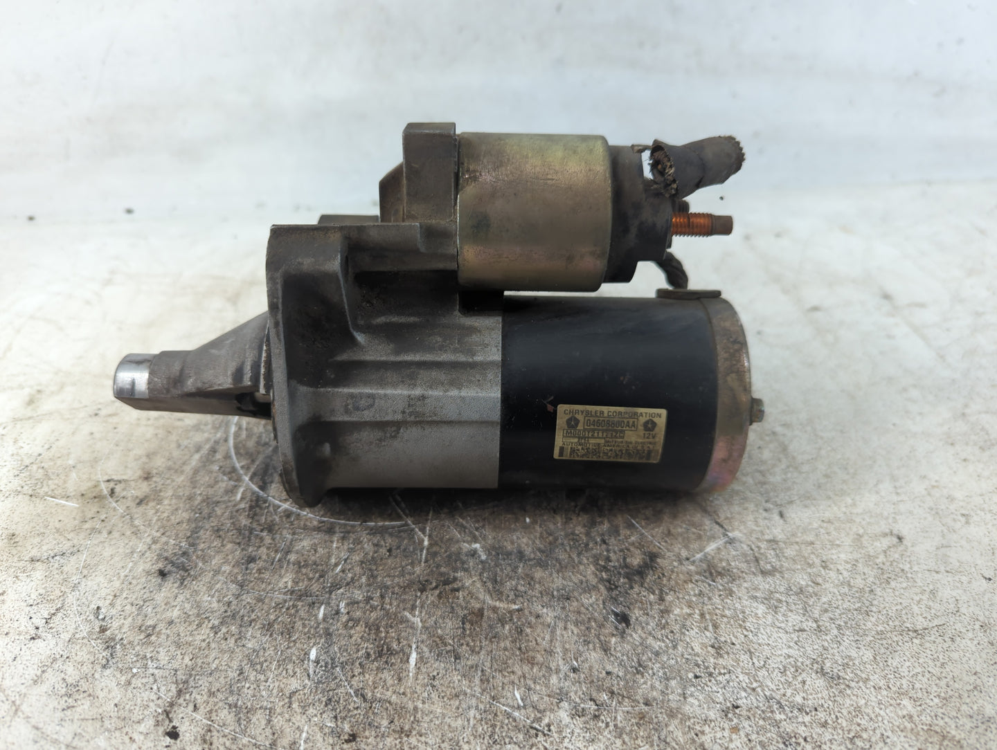 2005-2006 Dodge Magnum Car Starter Motor Solenoid OEM P/N:M000T21171ZC 04608800AA Fits Fits 2005 2006 OEM Used Auto Parts - 