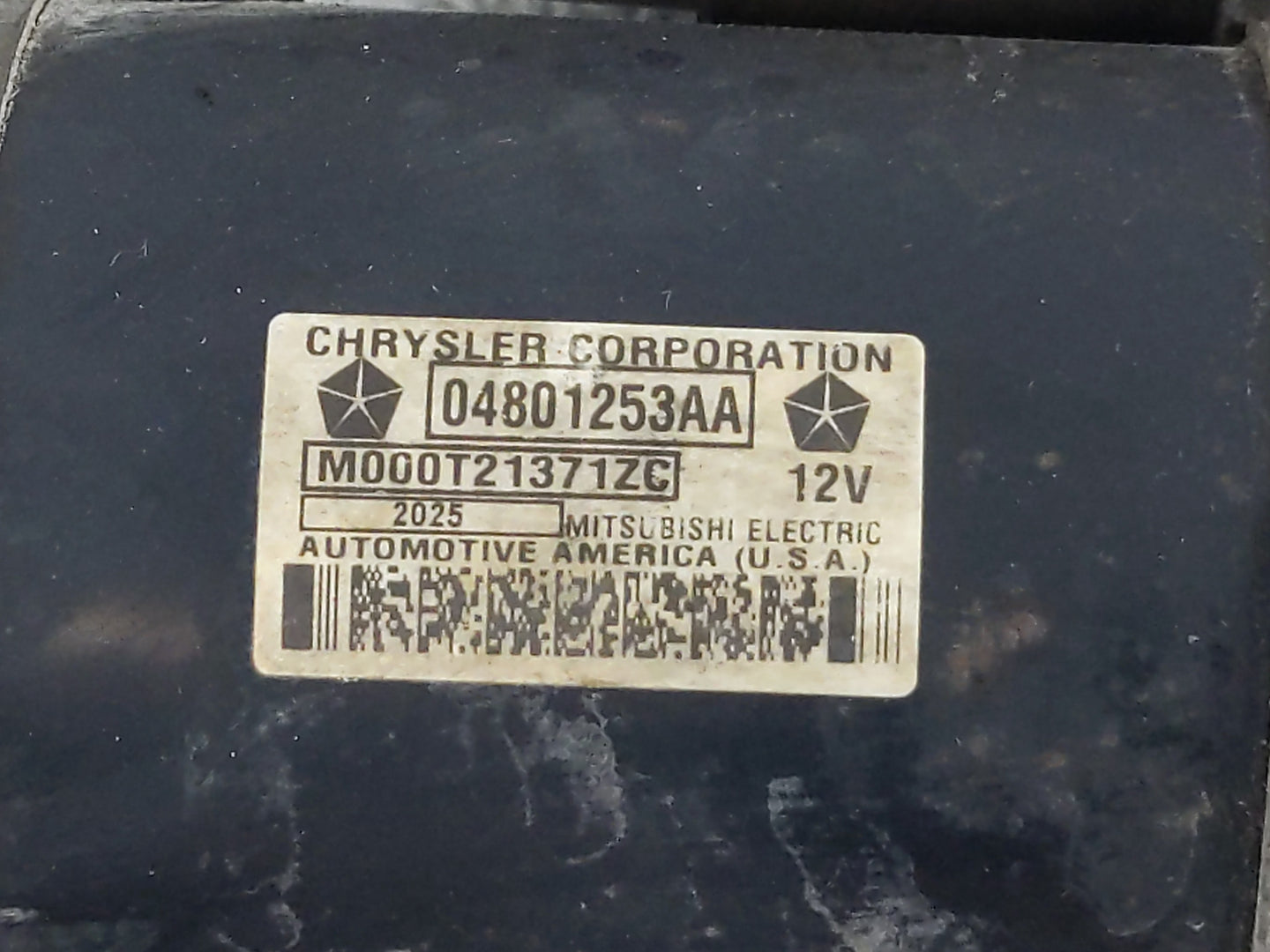 2003-2005 Dodge Ram 1500 Car Starter Motor Solenoid OEM P/N:04801253AA Fits Fits 2003 2004 2005 OEM Used Auto Parts - Oemuse