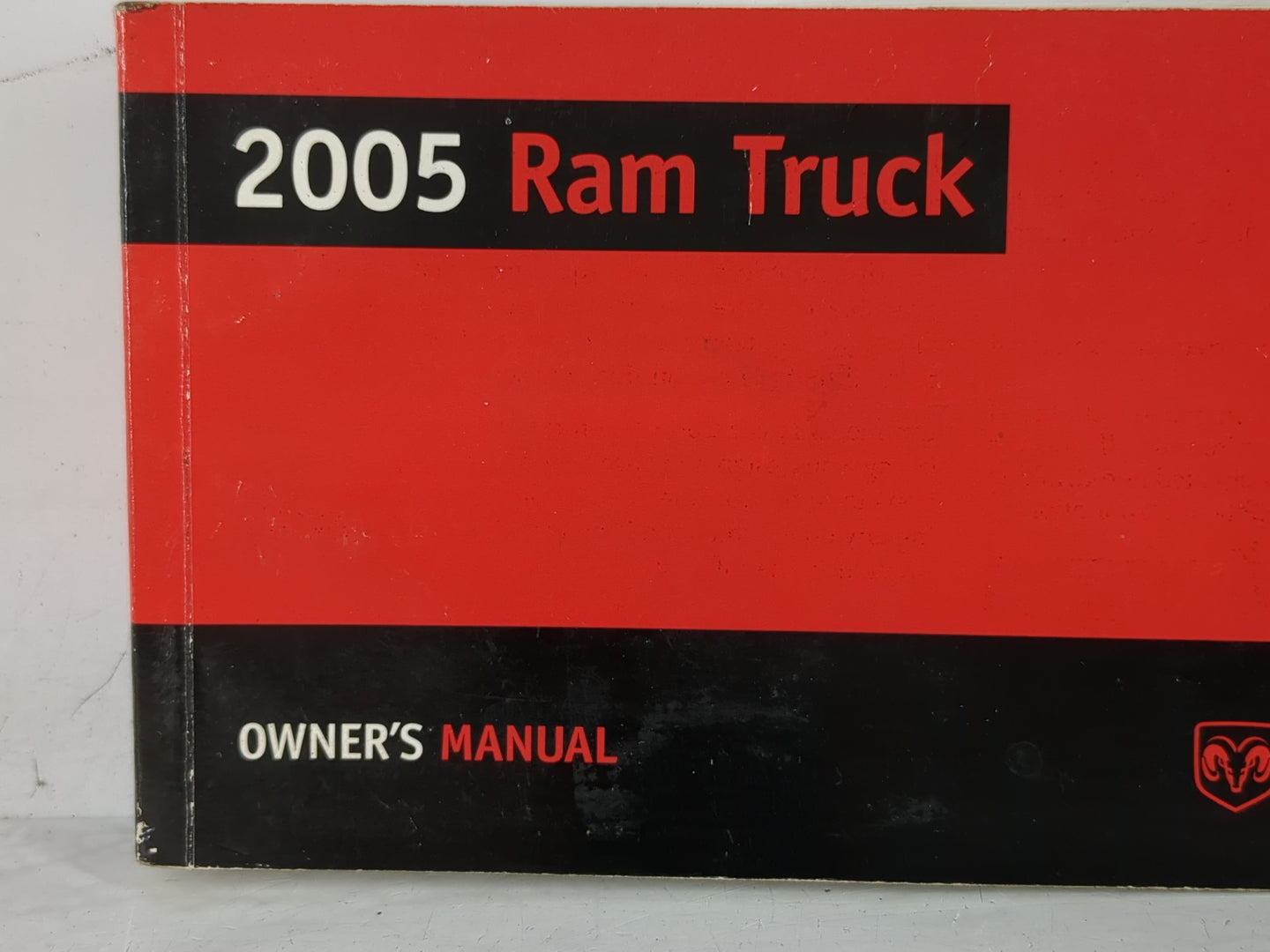 2005 Dodge Ram 1500 Owners Manual Book Guide OEM Used Auto Parts - Oemusedautoparts1.com