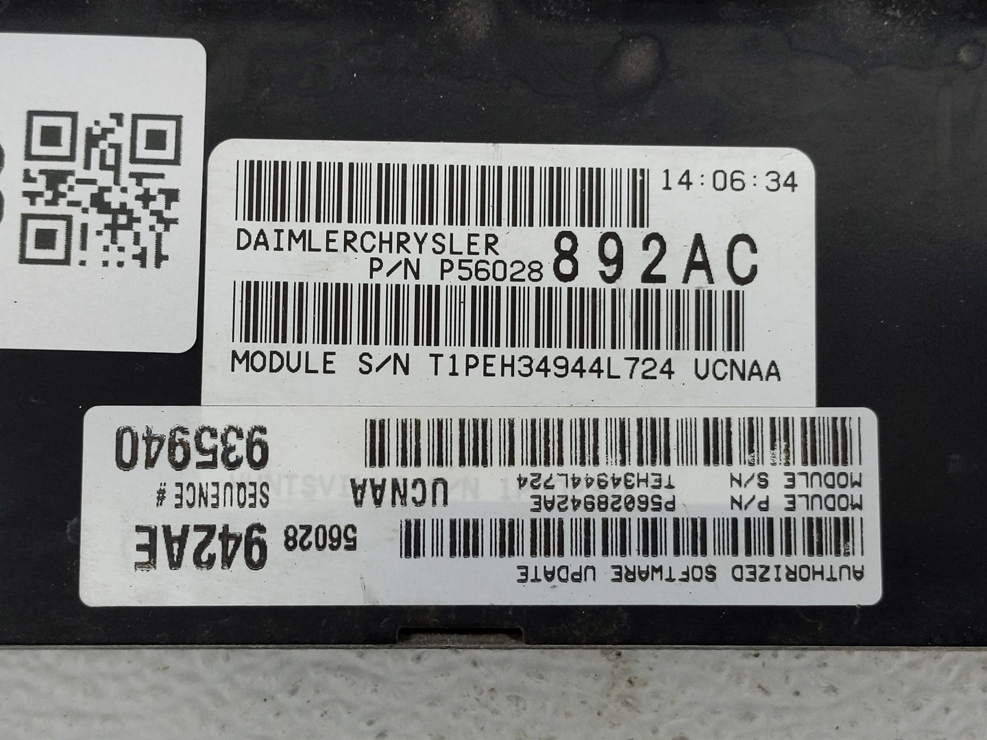 2005 Dodge Ram 1500 PCM Engine Control Computer ECU ECM PCU OEM Fits OEM Used Auto Parts - Oemusedautoparts1.com
