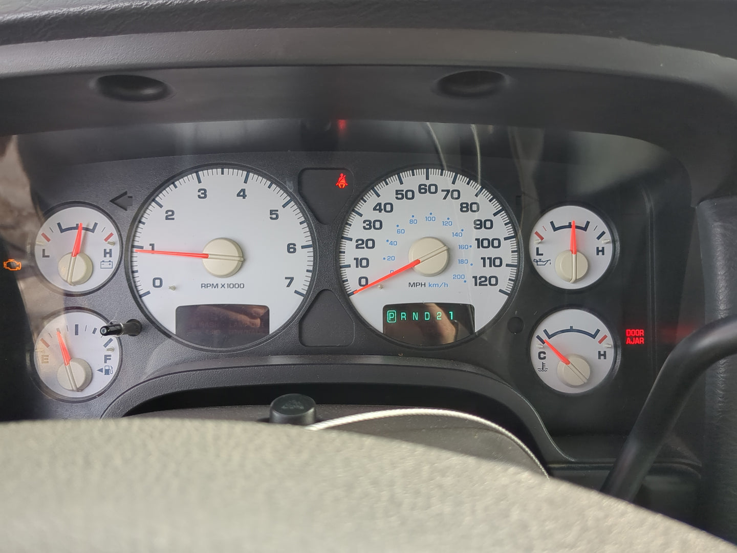2004-2005 Dodge Ram 1500 Instrument Cluster Speedometer Gauges Fits Fits 2004 2005 OEM Used Auto Parts - Oemusedautoparts1.c