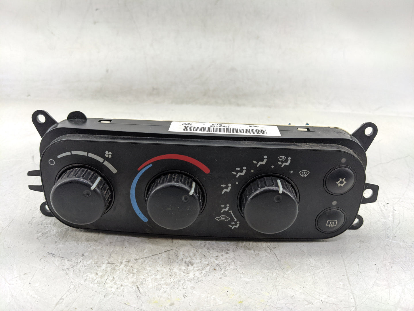 2003-2005 Dodge Ram 1500 Climate Control Module Temperature AC/Heater Replacement P/N:P55056321AD Fits Fits 2003 2004 2005 O